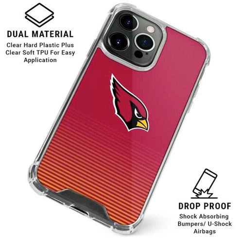 NFL Arizona Cardinals Breakaway iPhone 16 Pro Max Clear Case