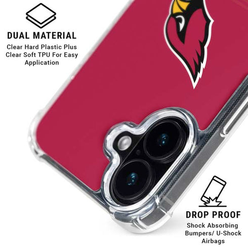 NFL Arizona Cardinals Breakaway iPhone 17 Clear Case
