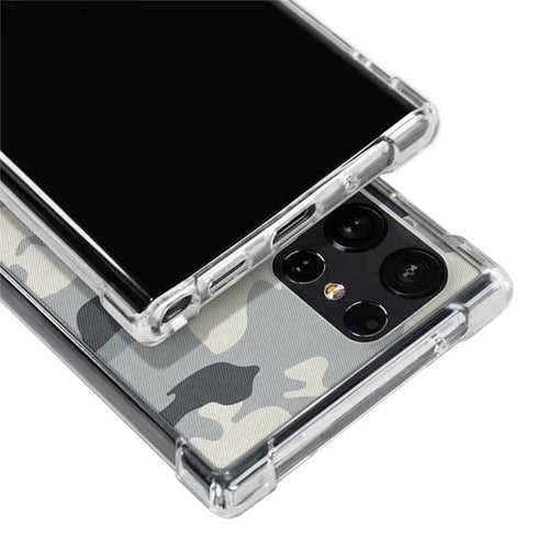 NFL Arizona Cardinals Camo Galaxy S22 Ultra Clear Case