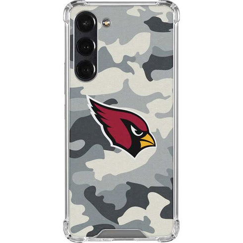 NFL Arizona Cardinals Camo Galaxy S24 FE Clear Case