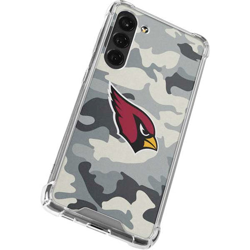 NFL Arizona Cardinals Camo Galaxy S24 FE Clear Case