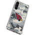 NFL Arizona Cardinals Camo Galaxy S24 FE Clear Case