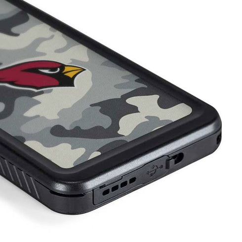 NFL Arizona Cardinals Camo Galaxy S24 Plus Waterproof Case