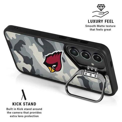 NFL Arizona Cardinals Camo Galaxy S24 Ultra Kickstand Case