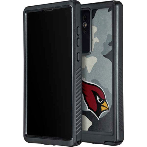 NFL Arizona Cardinals Camo Galaxy S24 Ultra Waterproof Case
