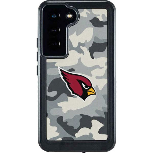 NFL Arizona Cardinals Camo Galaxy S24 Waterproof Case