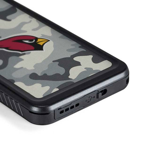 NFL Arizona Cardinals Camo Galaxy S24 Waterproof Case