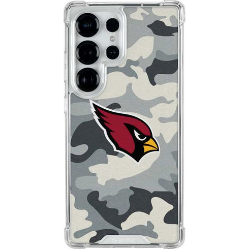 NFL Arizona Cardinals Camo Galaxy S25 Ultra Clear Case