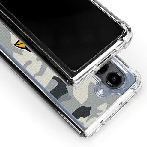 NFL Arizona Cardinals Camo Galaxy Z Fold5 5G Clear Case