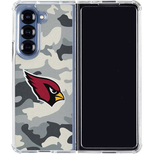 NFL Arizona Cardinals Camo Galaxy Z Fold6 Clear Case