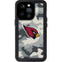 NFL Arizona Cardinals Camo iPhone 15 Pro Waterproof Case