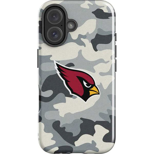 NFL Arizona Cardinals Camo iPhone 16 Plus Impact Case