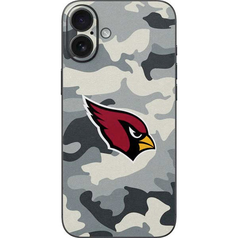 NFL Arizona Cardinals Camo iPhone 16 Plus Skin