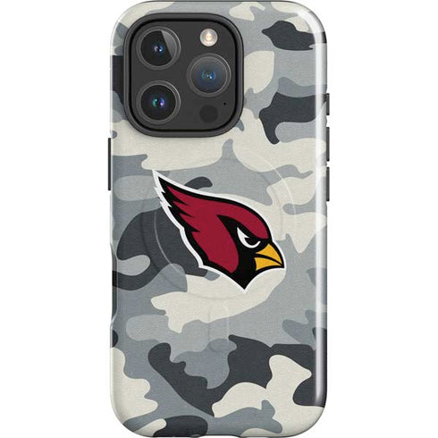 NFL Arizona Cardinals Camo iPhone 16 Pro Magsafe Impact Case