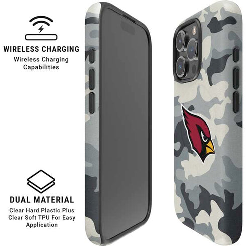 NFL Arizona Cardinals Camo iPhone 16 Pro Max Magsafe Impact Case