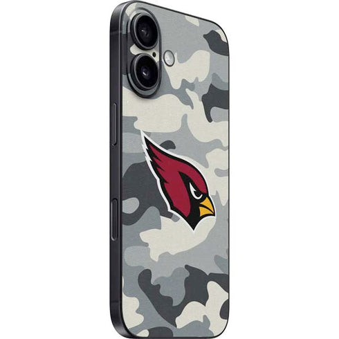 NFL Arizona Cardinals Camo iPhone 16 Skin