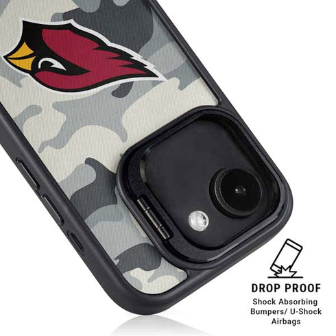 NFL Arizona Cardinals Camo iPhone 16e Kickstand Case