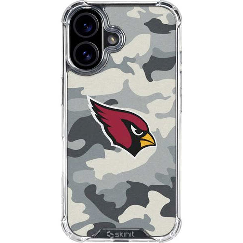NFL Arizona Cardinals Camo iPhone 17 Clear Case