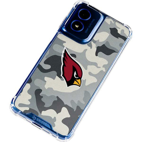 NFL Arizona Cardinals Camo Moto G 5G (2024) Clear Case