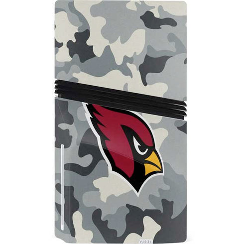 NFL Arizona Cardinals Camo PS5 Pro Disk Console Skin