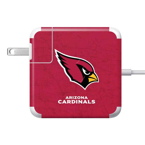 NFL Arizona Cardinals Distressed 85W Power Adapter (15 and 17 inch MacBook Pro Charger) Skin