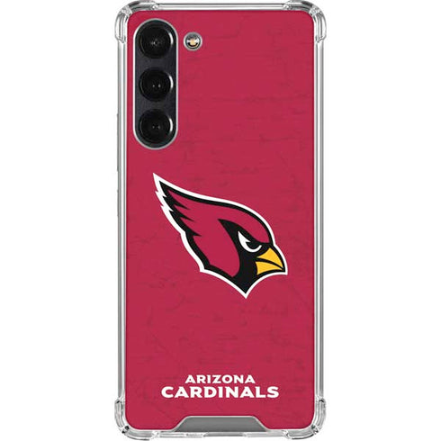 NFL Arizona Cardinals Distressed Galaxy S24 FE Clear Case