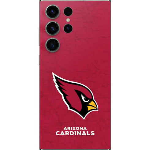 NFL Arizona Cardinals Distressed Galaxy S25 Ultra Skin