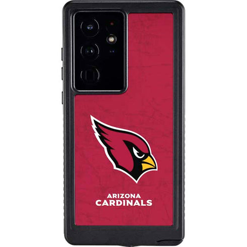 NFL Arizona Cardinals Distressed Galaxy S24 Ultra Waterproof Case
