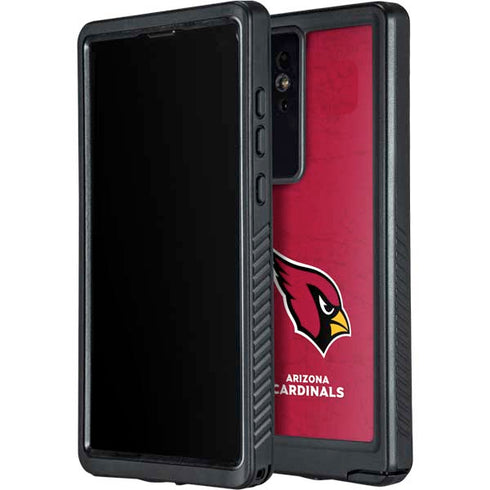 NFL Arizona Cardinals Distressed Galaxy S24 Ultra Waterproof Case