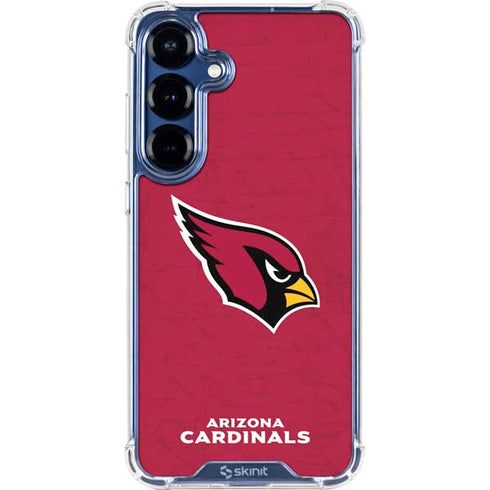 NFL Arizona Cardinals Distressed Galaxy S25 Clear Case