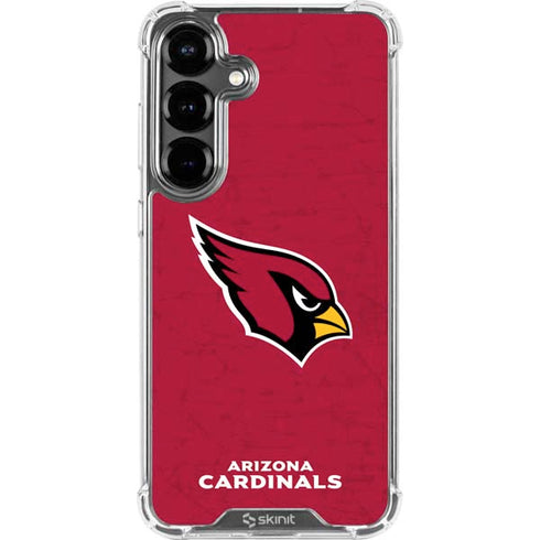 NFL Arizona Cardinals Distressed Galaxy S26 Plus Clear Case