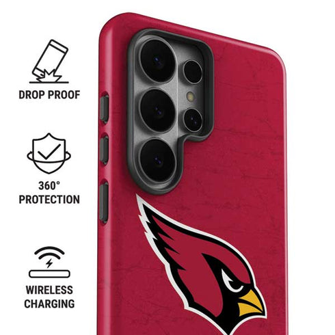 NFL Arizona Cardinals Distressed Galaxy S26 Ultra Impact Case