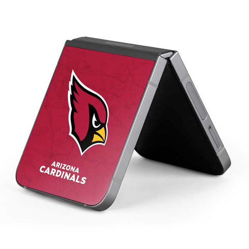 NFL Arizona Cardinals Distressed Galaxy Z Flip6 Skin
