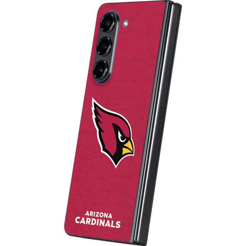 NFL Arizona Cardinals Distressed Galaxy Z Fold5 5G Skin
