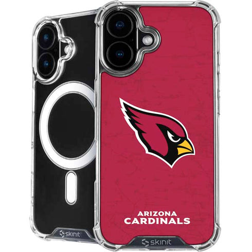 NFL Arizona Cardinals Distressed iPhone 16 MagSafe Case