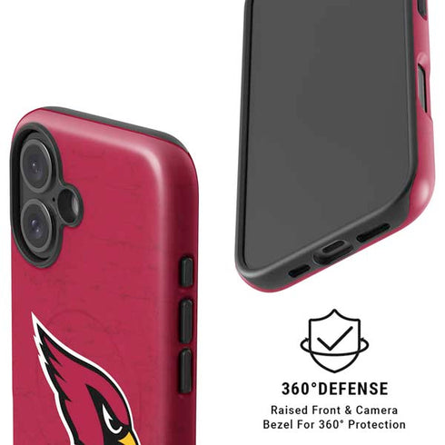 NFL Arizona Cardinals Distressed iPhone 16 Plus Magsafe Impact Case
