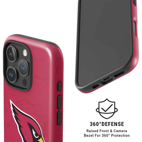 NFL Arizona Cardinals Distressed iPhone 16 Pro Magsafe Impact Case