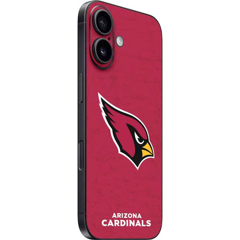 NFL Arizona Cardinals Distressed iPhone 16 Skin