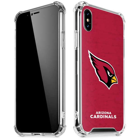 NFL Arizona Cardinals Distressed iPhone X/XS Clear Case