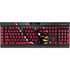 NFL Arizona Cardinals Distressed K95 RGB PLATINUM Mechanical Gaming Keyboard Skin