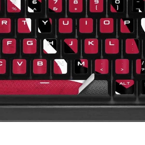 NFL Arizona Cardinals Distressed K95 RGB PLATINUM Mechanical Gaming Keyboard Skin