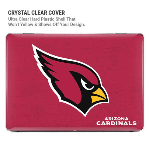 NFL Arizona Cardinals Distressed MacBook Pro 14in (2021-24) Case plus Skin