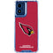 NFL Arizona Cardinals Distressed Moto G 5G (2024) Clear Case