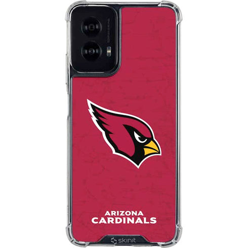 NFL Arizona Cardinals Distressed Moto G Power 5G (2024) Clear Case
