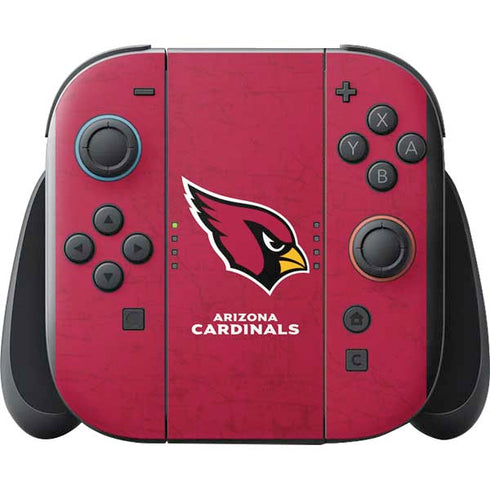 NFL Arizona Cardinals Distressed Nintendo Switch 2 (2025) with Joy-Con Skin