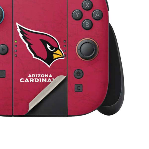 NFL Arizona Cardinals Distressed Nintendo Switch 2 (2025) Joy-Con Controller Skin
