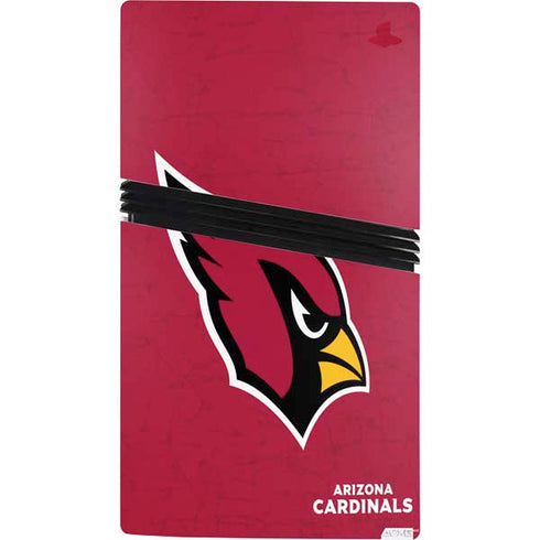 NFL Arizona Cardinals Distressed PS5 Pro Bundle Skin