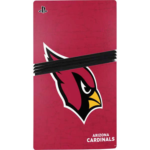 NFL Arizona Cardinals Distressed PS5 Pro Console Skin