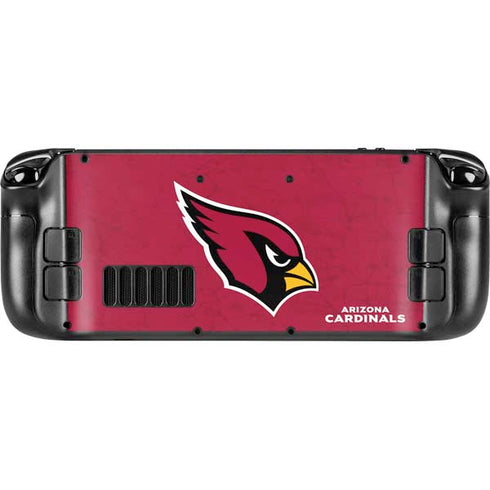 NFL Arizona Cardinals Distressed Steam Deck Handheld Gaming Computer Skin