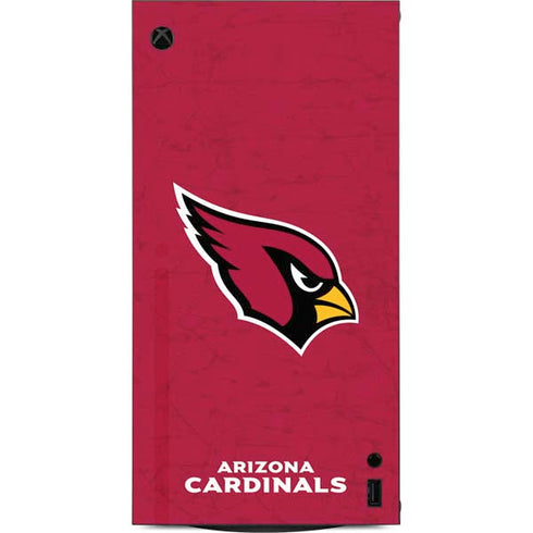 NFL Arizona Cardinals Distressed XBox Series X Digital Edition Console Skin